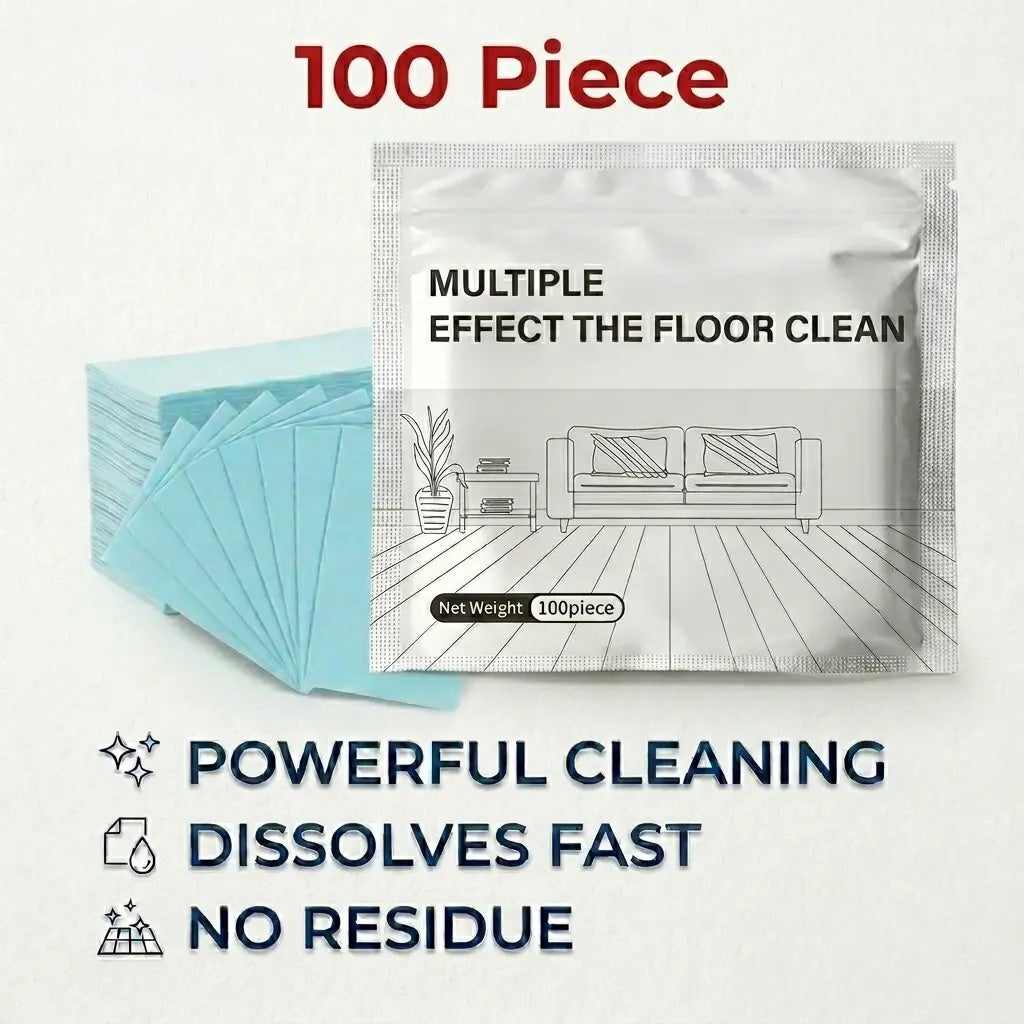 100 Piece Floor Cleaning Tablets Multi